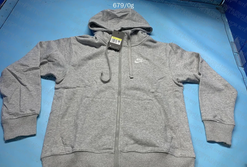 Gray Nike Club Hoodie 2