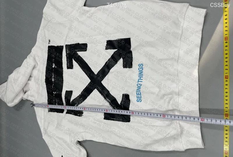 Off-White White Sweater with Measurements 2