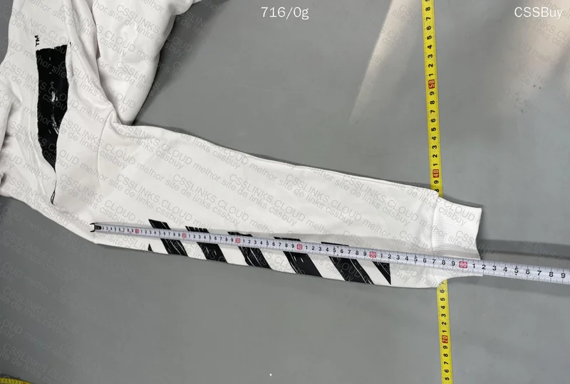 Off-White White Sweater with Measurements 3