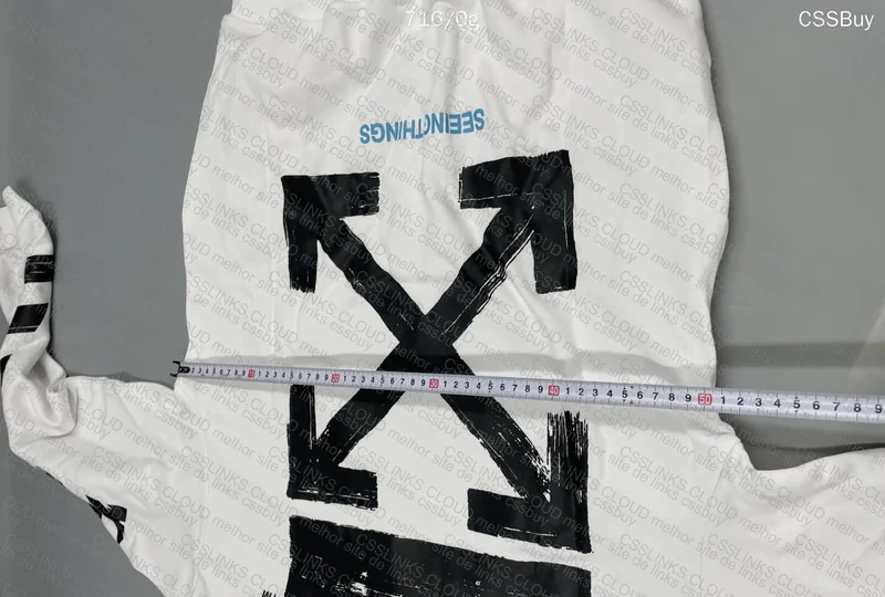 Off-White White Sweater with Measurements 4