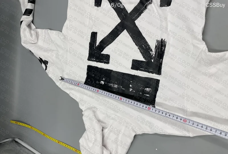 Off-White White Sweater with Measurements 5