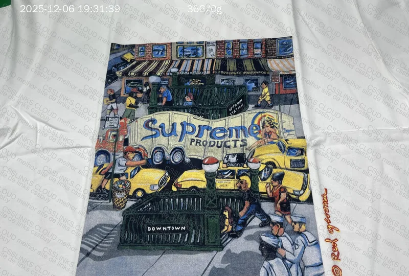 Supreme Manhattan White Tee 4