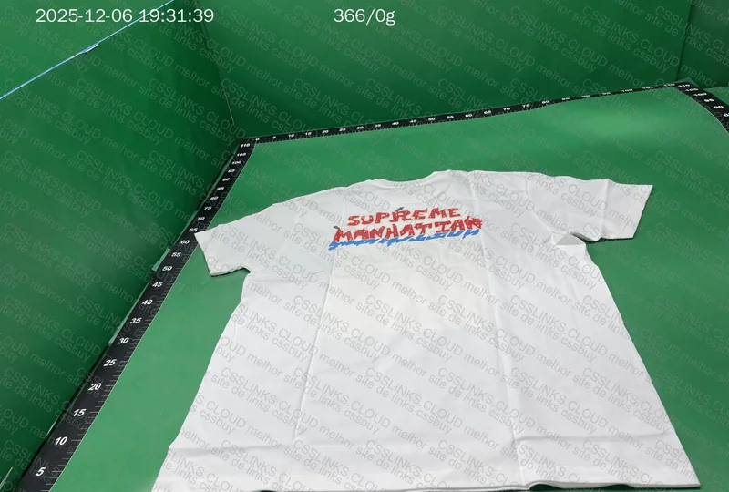 Supreme Manhattan White Tee 5