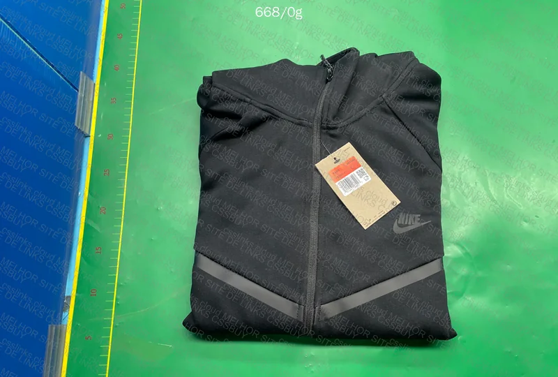 Black Tech Fleece Sweatshirt 4
