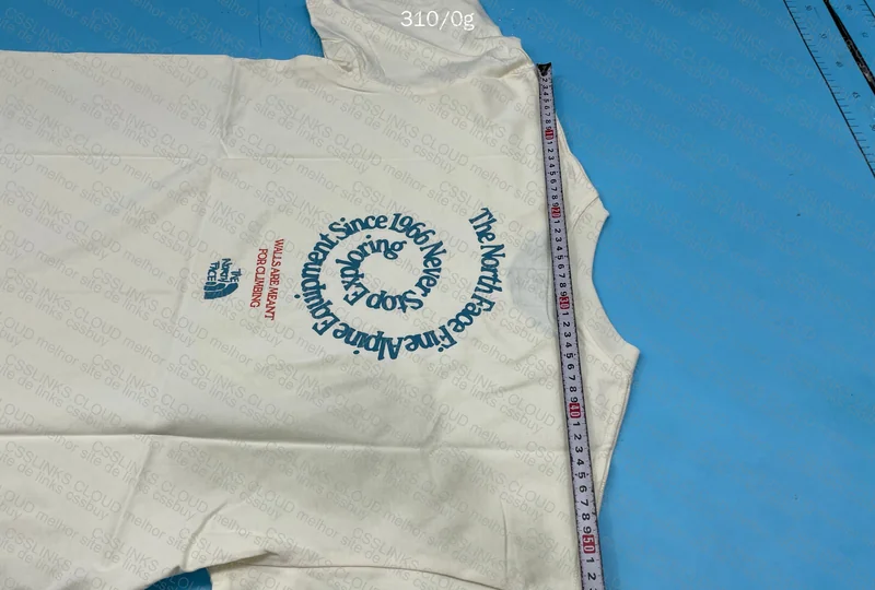 TNF Sweatshirt with Measurements 8