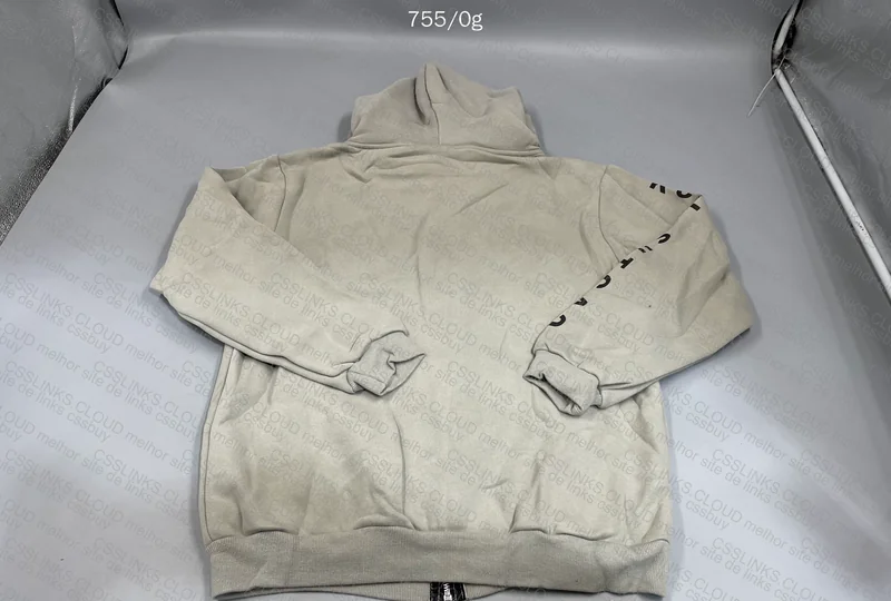 Gray Travis Scott Sweatshirt with Measurements