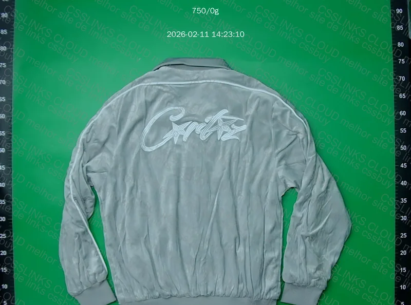 Blusa Veludo Corteiz Cinza SALE