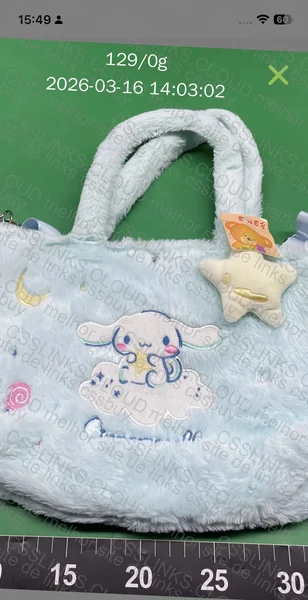 bolsa de pelúcia Cinnamoroll 3