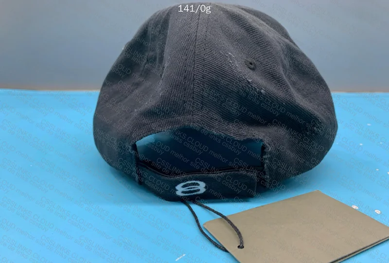 Balenciaga Double Unity Distressed Cap 4