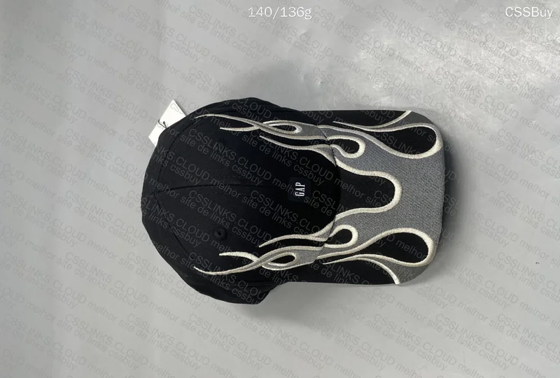 Balenciaga Yeezy GAP x Flames Black Cap 5