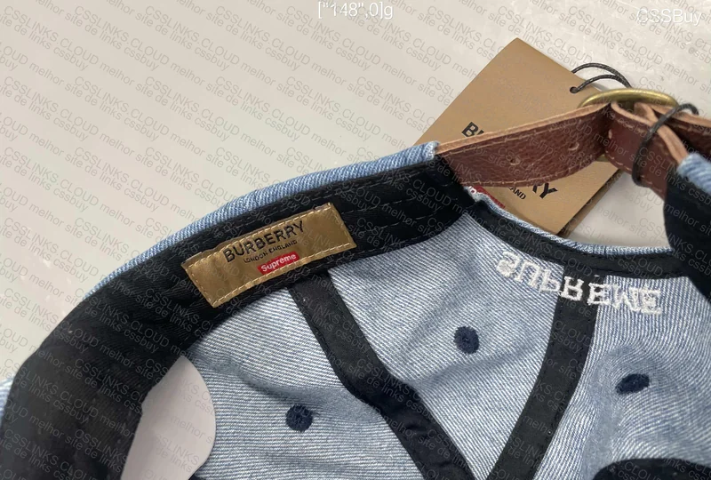 Burberry x Supreme Cap 4