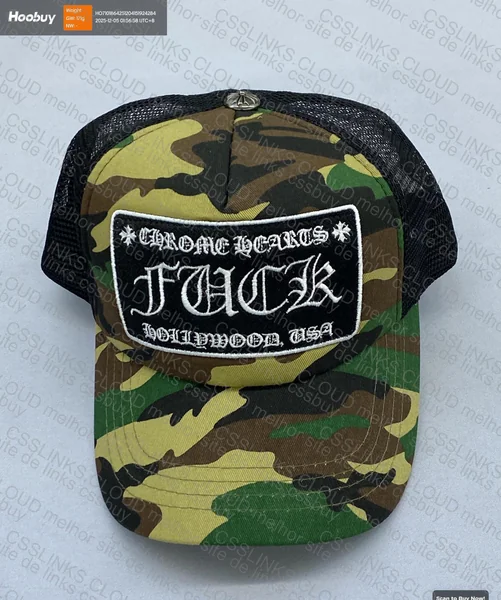 Chrome Hearts Camo Cap