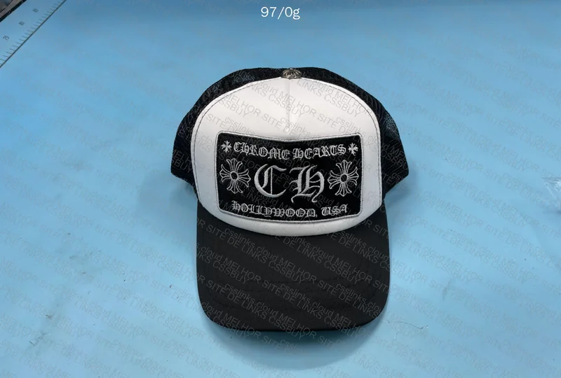 Chrome Hearts Trucker Cap Black and White