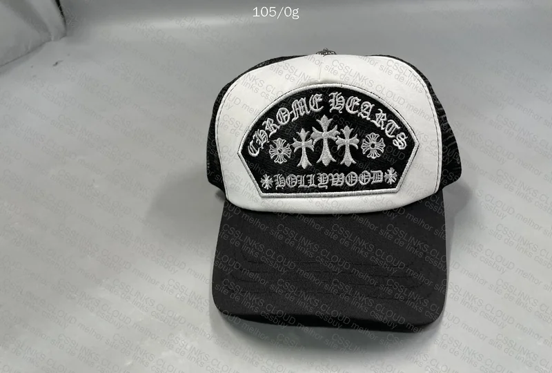 Chrome Hearts White Crosses Cap