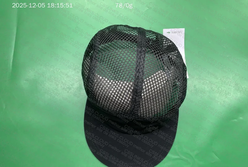 Lacoste Black Five Panel Cap 2