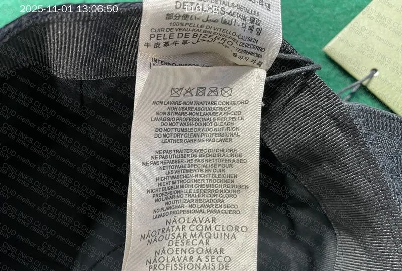 BONÉ GUCCI CANVAS GG 7
