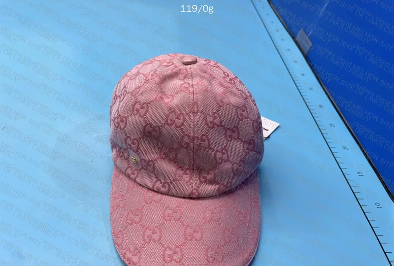 Gucci Canvas Pink Cap 2