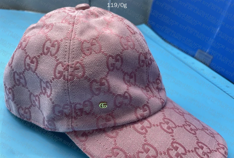 Gucci Canvas Pink Cap 3