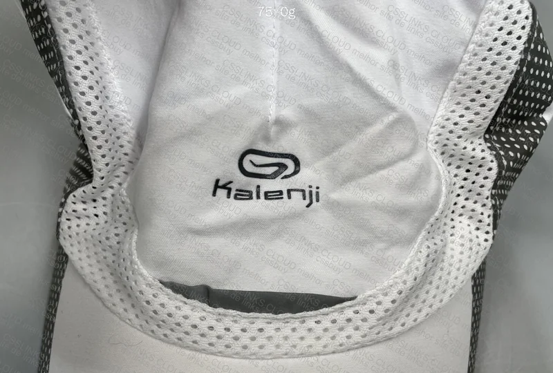 White Kalenji Retro Cap 3