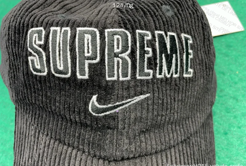 Nike x Supreme Black Velvet Cap