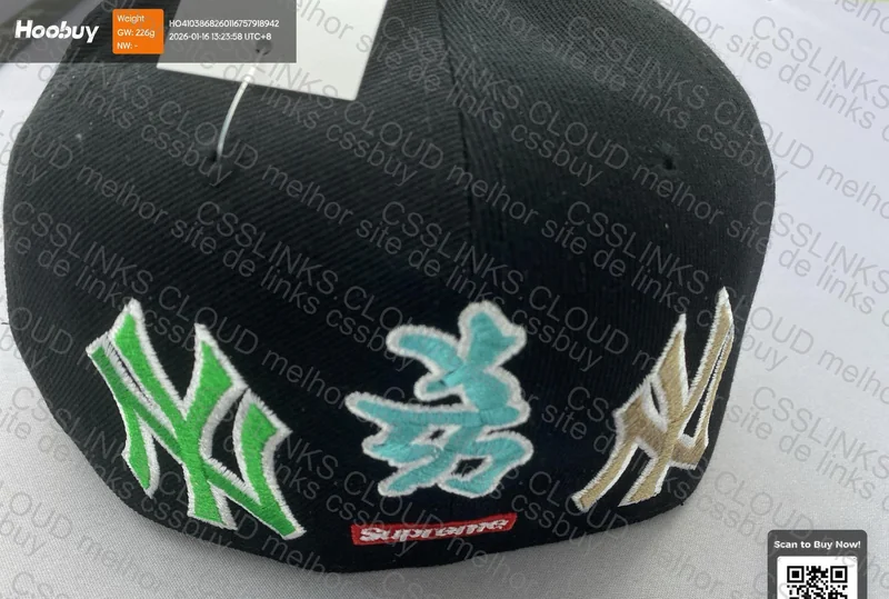 Boné NY x Supreme 2