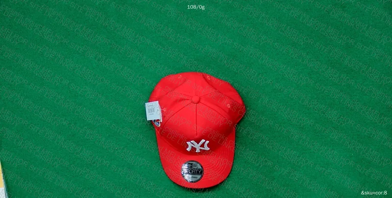 New Era Red Snapback Cap 2