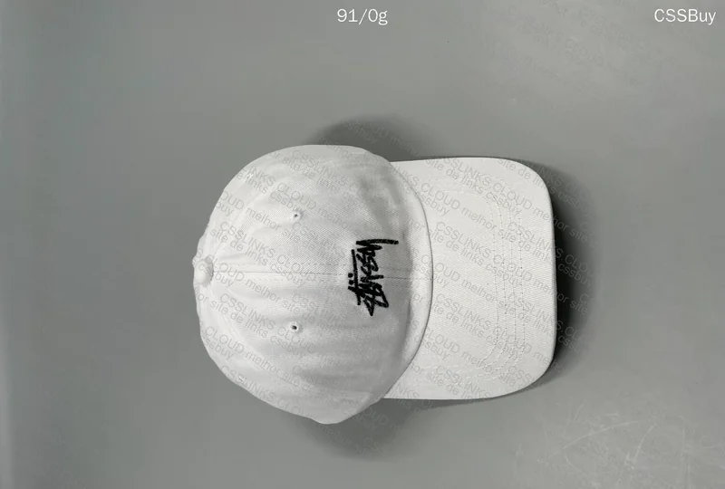 Stussy White and Beige Cap
