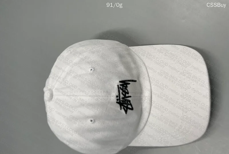 Stussy White and Beige Cap 2