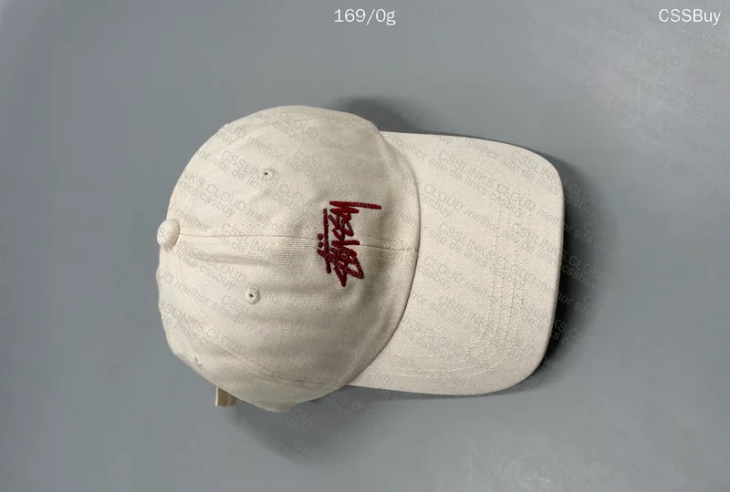 Stussy White and Beige Cap 5