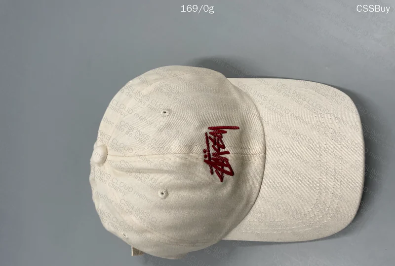 Stussy White and Beige Cap 9