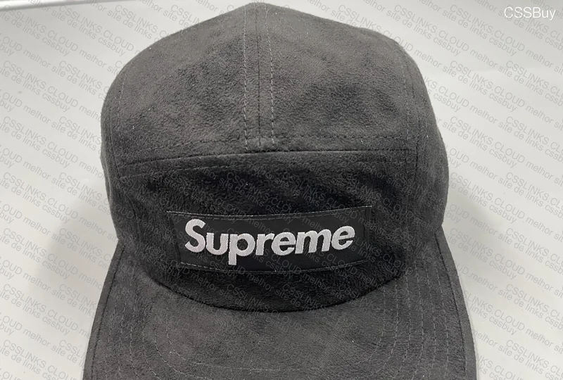 Sup Black 5 Panel Cap