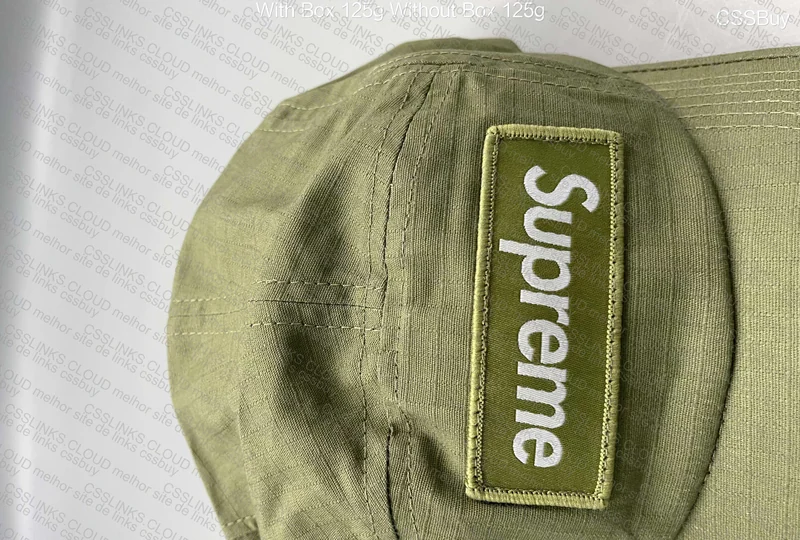Supreme Five Panel 'Ventile' Green Cap 2