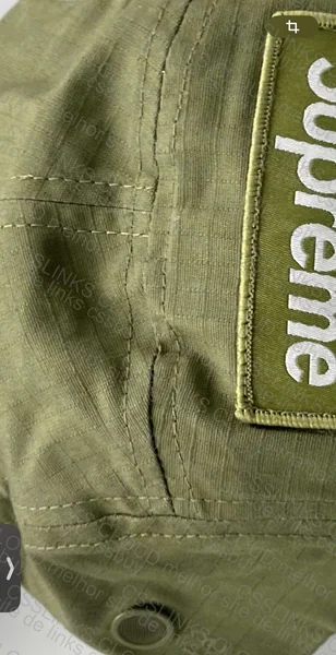 Supreme Five Panel 'Ventile' Green Cap 4