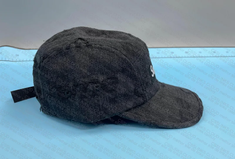 Supreme Flayed Logo Denim Camp Cap 6