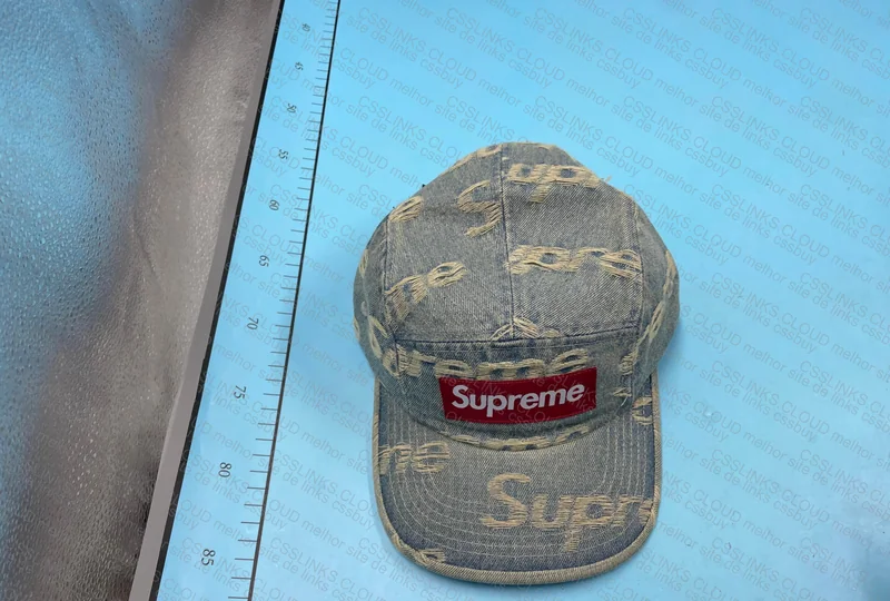 Supreme Frayed Denim Camp Cap 3