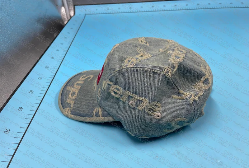 Supreme Frayed Denim Camp Cap 4