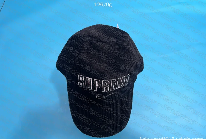 Supreme Nike Black Cap