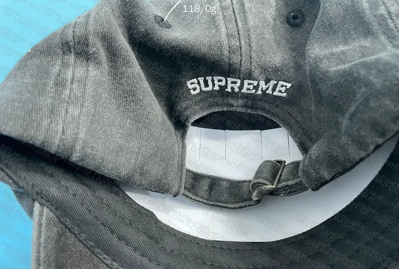 Supreme Pigment S Logo 6-Panel Cap 3