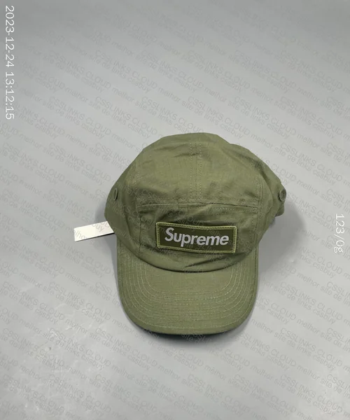 Supreme x Ventile Camp Olive Cap