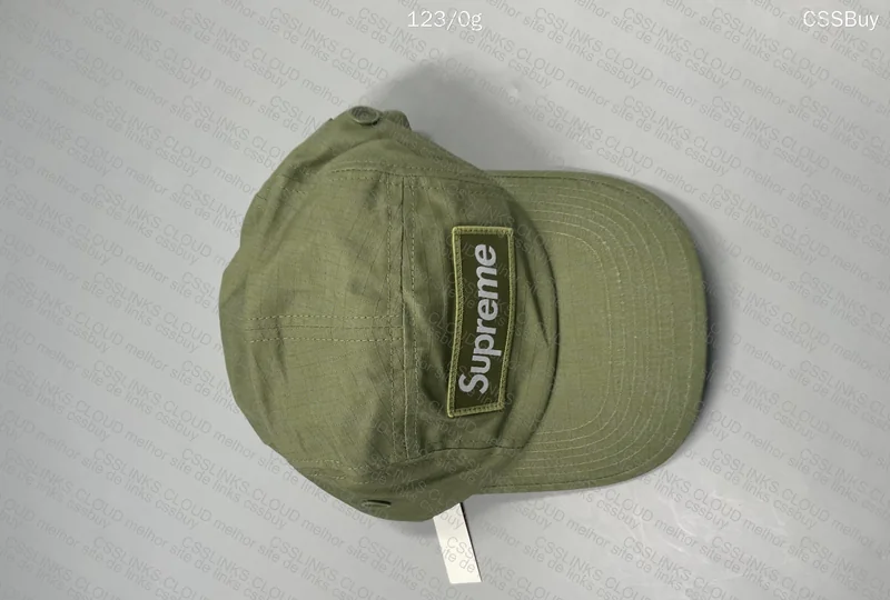Supreme x Ventile Camp Olive Cap 2