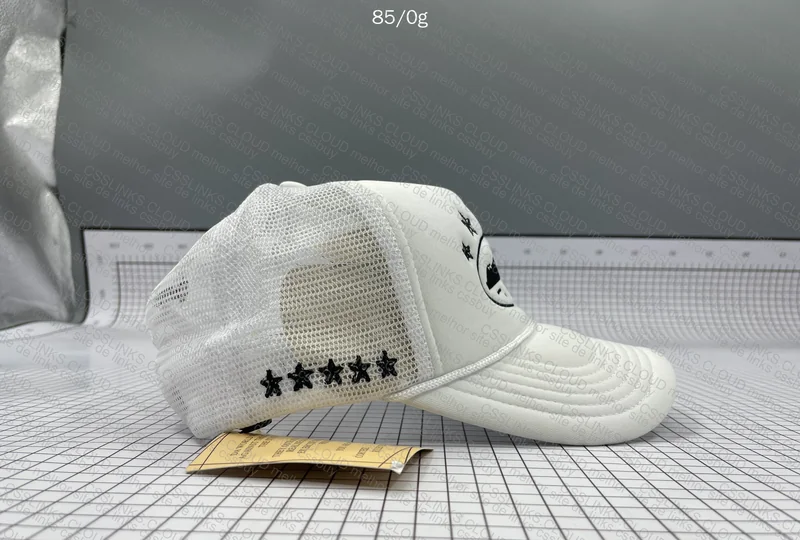 Corteiz 5 Star White Trucker Cap 2