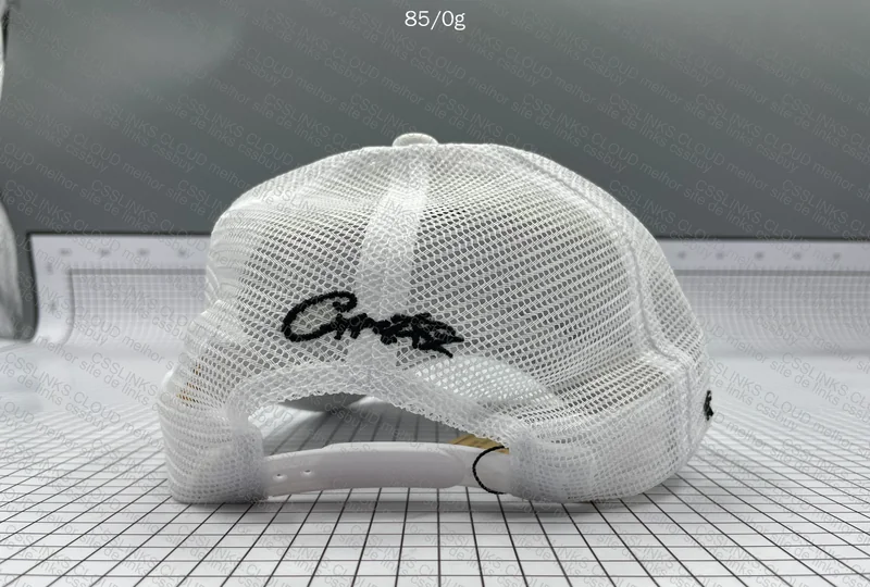 Corteiz 5 Star White Trucker Cap 3