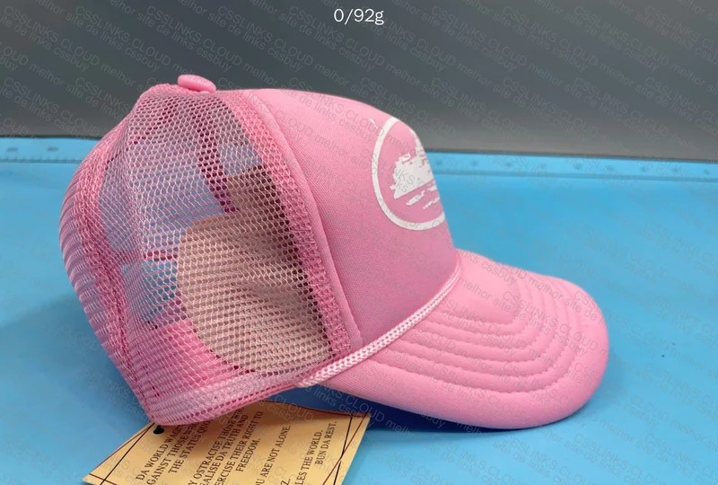 Corteiz Pink Trucker Cap 7