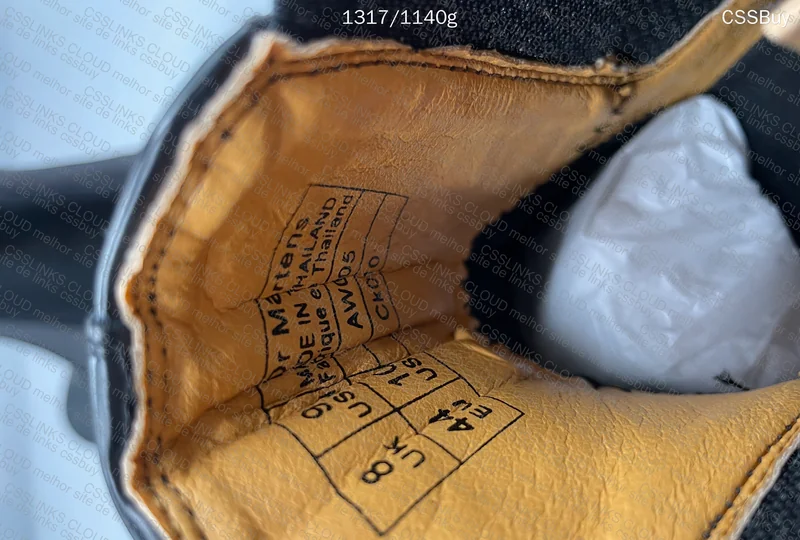 Dr Martens Chelsea 2976 Boots with Measurements 6