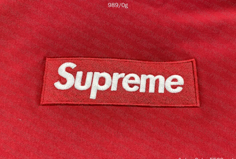 Box logo hoodie red 3