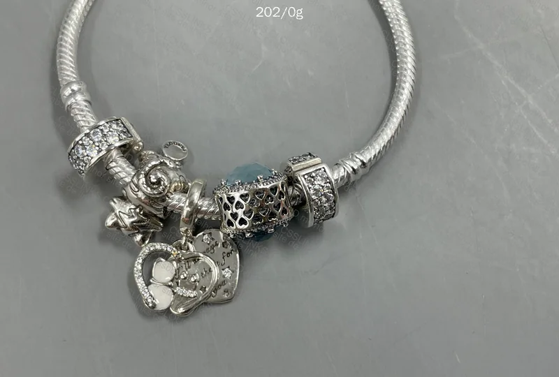 Silver Pandora Bracelet 4