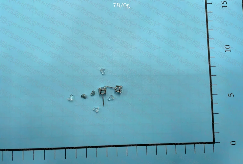 1 Carat Moissanite Earring 2