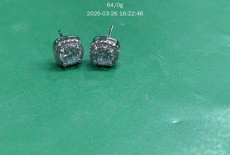 brinco moissanite 1 quilate 2