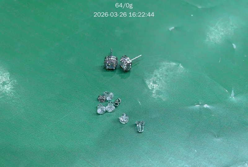 brinco moissanite 1 quilate 3