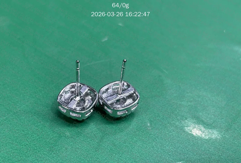 brinco moissanite 1 quilate 4